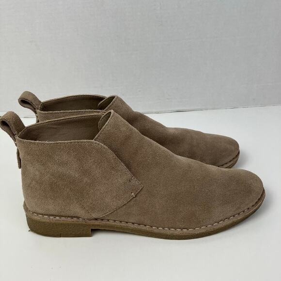 Dolce Vita Sz 9 Findley Ankle Booties Pull-on Suede Chukka Boots Style Comfort - Picture 7 of 16